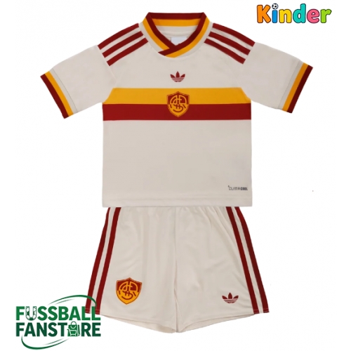 AS Roma Wesley Franca #43 Replik Auswärtstrikot Kinder 2026-27 Kurzarm (+ Kurze Hosen)